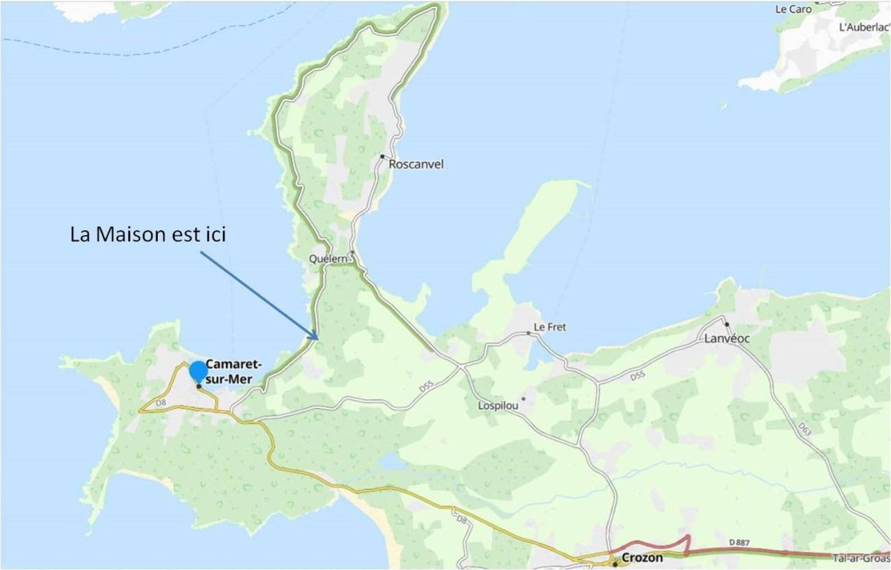 Maison Superbe Vue Mer - 200M De La Plage Camaret-sur-Mer Eksteriør billede